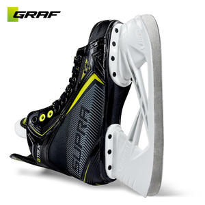 Patins à glace pour enfants et adolescents <span class=keywords><strong>GRAF</strong></span>, patins à roulettes pour débutants, chaussures de patinage en cuir synthétique et acier inoxydable G115X - Product Image 4