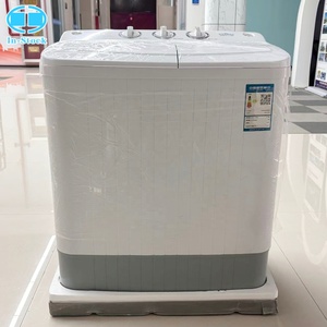 Lave-linge grande capacité 7 kg pour usage domestique, design portable avec pompe de vidange, lave-linge et sèche-linge écoénergétique - Product Image 1