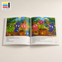 Impression couleur personnalisée, reliure parfaite, impression vif et colorée pour les livres et magazines scolaires pour enfants