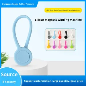 Organisateur de câbles magnétique créatif pour écouteurs et casque de téléphone portable avec organisateur de câbles en silicone pour câbles de données - Product Image 2