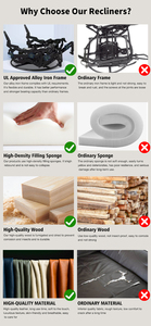 Vanbow đơn Recliner Sofa ghế nhà máy nóng bán hiện đại Châu Âu thiết kế vải nối dài thép cơ chế + Khung gỗ - Product Image 6