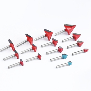 <span class=keywords><strong>Fraise</strong></span> <span class=keywords><strong>à</strong></span> <span class=keywords><strong>chanfreiner</strong></span> et <span class=keywords><strong>à</strong></span> graver 3D en alliage haute précision, revêtement TiCN, queue de 6 mm, outil de gravure en V <span class=keywords><strong>à</strong></span> 90 degrés pour le travail du bois, OEM - Product Image 3