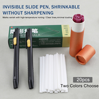 Crayon de tailleur invisible, craie de couture, marqueur de tissu pour tailleur, outil de marquage effaçable pour machine à coudre DIY