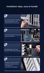 Adaptador DTECH USB 3,0 HUB 2 puertos PCI-E 1X Express a USB A Tarjeta de expansión para <span class=keywords><strong>WIN8</strong></span>/10 Linux - Product Image 5