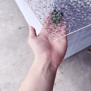 Transparante Rotstextuur Pmma-Platen Geëxtrudeerde Acrylplaat Met Onregelmatig Waterrimpel En Steeneffect - Product Image 3