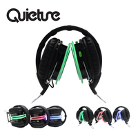 Casque sans fil Silent Disco F39 avec LED, suppression du bruit, pliable, pour fêtes, vente en gros
