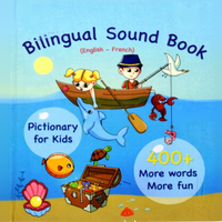 Livre d'activités puzzle OEM bilingue français-anglais, musical, tactile et interactif, en carton rigide, pour l'éducation préscolaire et le divertissement