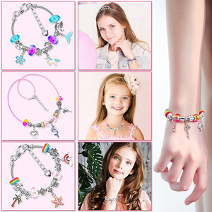 Wholesale 112pcs/set Charm Bracelet Making Set Unisex Jewellery <b>Kits</b> Gifts <b>DIY</b> Gold Plated Copper Alloy Snake Chain Bracelet - Product Image 5