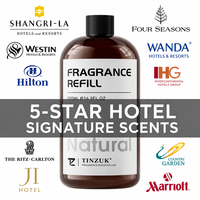 Recharge d'huile parfumée pour désodorisant 500ml – Liquide parfumé de luxe pour diffuseurs à bâtonnets de chambre et salle de bain – Huile aromatique en vrac