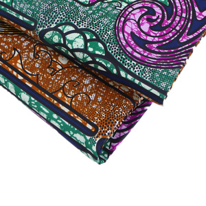 Pagne africain floral africain wax tissu imprime <span class=keywords><strong>liberty</strong></span> tissu imprimé polyester imprimé design foulards - Product Image 4