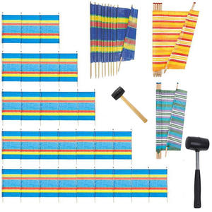 Colorful Tall Beach Windbreak Camping Lightweight <strong>Windbreaker</strong> Beach Wind Screen - Product Image 2