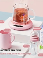 Coffret cadeau USB pour la maison et le bureau Chauffe-tasse électrique intelligent Chauffe-tasse thermostatique en céramique pour l'eau et le café