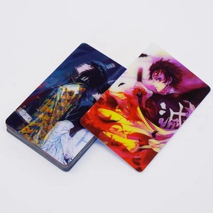 Popolare Manga intrattenimento Anime giapponese all'ingrosso carte da gioco ispessite <span class=keywords><strong>Tr</strong></span> 3d demone <span class=keywords><strong>Slayer</strong></span> Anime carte da collezione - Product Image 5