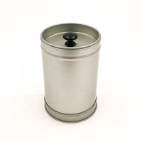 Offre Spéciale personnalisé imprimé fer blanc thé Caddy Double couvercles mat stockage autocollants pour collations gâteau animaux de compagnie nourriture pour le stockage de boissons