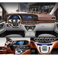 Mercedes Sprinter V-Class, intérieur luxueux, tableau de bord, console centrale, style design professionnel, kits d'intérieur en cuir