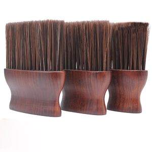 Cepillo de pelo de madera de moda para uso en salón Cepillo de limpieza de pelo de cerdas suaves para barbería - Product Image 2