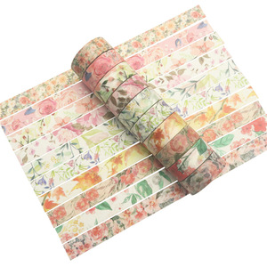 ชุดเทปวาชิสร้างสรรค์ DIY 40 ม้วน ลายกลีบดอกไม้สีชมพู สำหรับงานประดิษฐ์ ของตกแต่ง ของขวัญ - Product Image 3