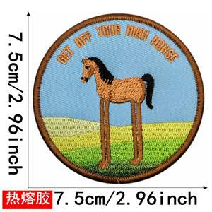 Parche Bordado 3D Personalizado, Insignia de Tela para Decoración de Ropa de Sombrero, Emblema Tejido de Diseñador en Blanco DIY - Product Image 3