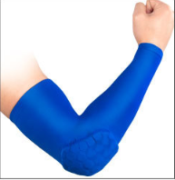 Custom Men Sport <strong>Basketball</strong> Golf Cycling Anti-collision Honeycomb Elbow Pad Arm <strong>Sleeve</strong> - Product Image 4