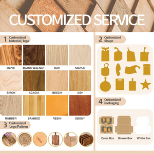 Bán buôn không trượt đa năng nhà bếp khắc gỗ đôi bên keo <span class=keywords><strong>butcher</strong></span> khối cắt thớt - Product Image 4