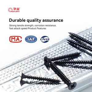 ISO tiêu chuẩn vách thạch cao vít Metric phẳng đầu kẽm mạ Oxit Đen kết thúc Tự Làm tấm thạch cao chìm vách thạch cao vít - Product Image 4