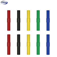 Adaptateur de borne de connexion 4 mm avec fiche banane femelle 4 mm - pour haut-parleur, amplificateur, multimètre et équipement de test J20009