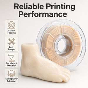 PETG Basic Light <strong>Diffusion</strong> Skin Tone Filament 3D Printing Material 3D Printer Filament for 3D Printers - Product Image 3