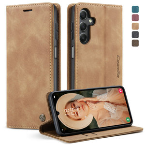 CaseMe-Funda de cuero para <span class=keywords><strong>Samsung</strong></span> Galaxy A24, carcasa de silicona esmerilada de fabricación directa de China, gran oferta, A14, A24, A34, A54 - Product Image 1