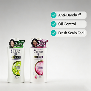 <b>Oil</b> Control CLEAR Anti <b>Dandruff</b> Shampoo Reduce Excess Grease Refresh <b>Scalp</b> Long Lasting Clean Hair - Product Image 5