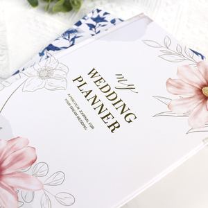 Carnet A5 avec logo personnalisé Journal en lin planificateur de mariage personnalisé avec couverture en tissu de papier en cuir pour l'<span class=keywords><strong>organisation</strong></span> - Product Image 3