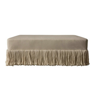 French Retro Unique Design Living Room Velvet Fringe Curved Ottoman Bench Chair Changing Shoes Luxury Bedroom <strong>Footstool</strong> for Sale - Product Image 3