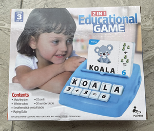 Kids Children English Word Counting <strong>Math</strong> Letter <strong>Matching</strong> Spelling <strong>Game</strong> ABCD Alphabet Toys, Educational Toys for Kids Learning - Product Image 2