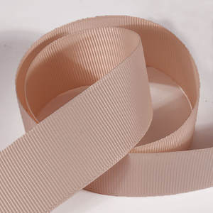 Nastro di grano di Gros di poliestere cintura di tessitura di nastro di Grosgrain con Logo all'ingrosso - Product Image 5