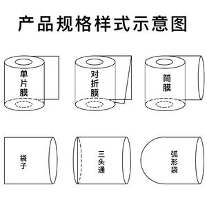 Film plastique transparent BOPP Yiwu 0,04 mm 1000 m, qualité alimentaire, pour moulage par soufflage, matériau d'emballage général - Product Image 5