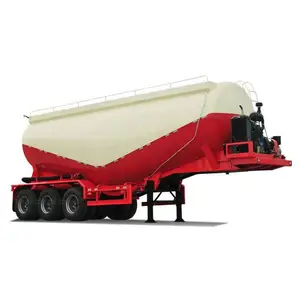 Factory Outlet Large Loading Capacity Dry Bulk Cement Powder Material Tanker Semi Truck