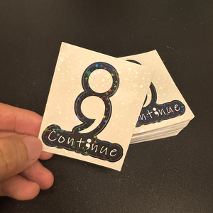 Free Custom Sample Customised Die Cut Holographic Star Sticker Sheet <b>Waterproof</b> Self Adhesive Logo <b>Label</b> for Laptop Suitcase DIY - Product Image 3