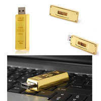 Gadget Pendrive de barra de oro antiguo Varias capacidades Stylus Memory Pen Drive 1GB 128GB Llave de regalo Metal La mejor unidad flash USB 32GB