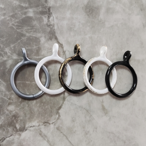 <span class=keywords><strong>Anneaux</strong></span> de rideau en plastique modernes, écologiques, pas chers, résistants à la rouille, robustes, accessoires <span class=keywords><strong>pour</strong></span> <span class=keywords><strong>rideaux</strong></span>, <span class=keywords><strong>anneaux</strong></span> à œillets certifiés ISO9001 - Product Image 4
