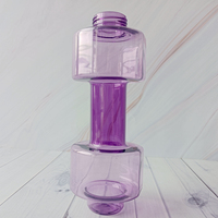 Bouteille d'eau en plastique transparent avec Logo, à large bouche, sans Bpa, de thermos, pour le Fitness, ml