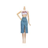 Nouveauté, ensemble de vêtements en cuir de 30 cm (11,5-12 pouces), veste, t-shirt, pantalon, jupe pour poupée 1/6