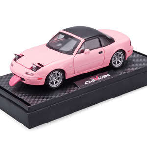 Magnífico y Moderno Modelo de Roadster de Aleación 1:32 MX5 con Función de Retroceso, Luces y Sonido, Exquisita Decoración de Escritorio, Juguete para Niños - Product Image 4
