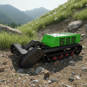 Durable New Energy Crawler Clearing Machine Remote Control Tracked Range <b>Extended</b> Electric <b>Brush</b> Mower for Steep Slope Farm Work - Product Image 3