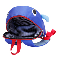 Sac à dos scolaire pour enfants, motif animal 3D dessin animé personnalisé, requin, unisexe, en polyester, dernière mode
