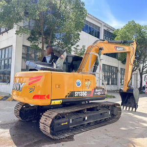 Buenas condiciones de trabajo CE de alta calidad y buen precio SY135C maquinaria de excavadora de 13,5 toneladas de China - Product Image 1