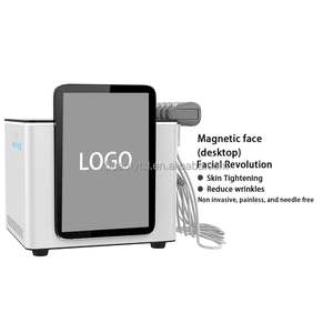 Appareil Facial Anti-Âge Pe-Face Ems Pe Facial EmRf avec Électrodes EMS <span class=keywords><strong>pour</strong></span> Électrostimulation Faciale, Patchs Emrf, Brosse de Nettoyage - Product Image 5
