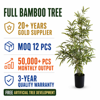 Plante artificielle en bambou, faux arbre, feuillage luxuriant, verdure, pour restaurants, cafés, centres de villégiature, événements, décoration, fournisseur en gros
