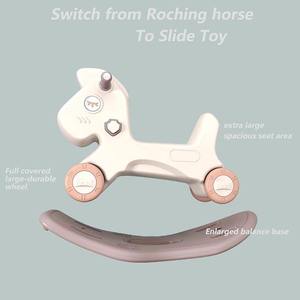 <span class=keywords><strong>2</strong></span> in1子供用ロッキングホースとベビーカーロッキングチェアベビー木製ホースおもちゃベビーロッキングホースバースデーギフト - Product Image 5