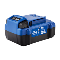 Batterie au lithium-ion rechargeable 5Ah du fabricant, batterie d'outil électrique de remplacement 24V avec indicateur LED