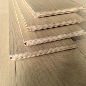 Planchers en bois d'ingénierie en chêne blanc de luxe, panneaux de bois massif, revêtement de sol en bois dur multicouche pour intérieur - Product Image 3
