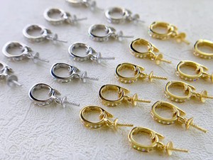 Stylish Durable Polished 18K <b>Solid</b> <b>Gold</b> <b>pendant</b> accessories Inlaid Tiny Clear Diamond For Pearl <b>Pendant</b> Necklace Handmade - Product Image 3